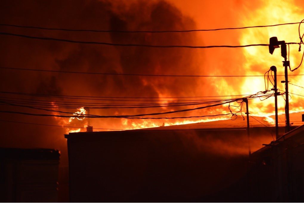 Lake Station fire